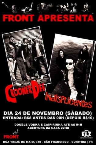 Front Apresenta: Crooner Del e Indisplicentes