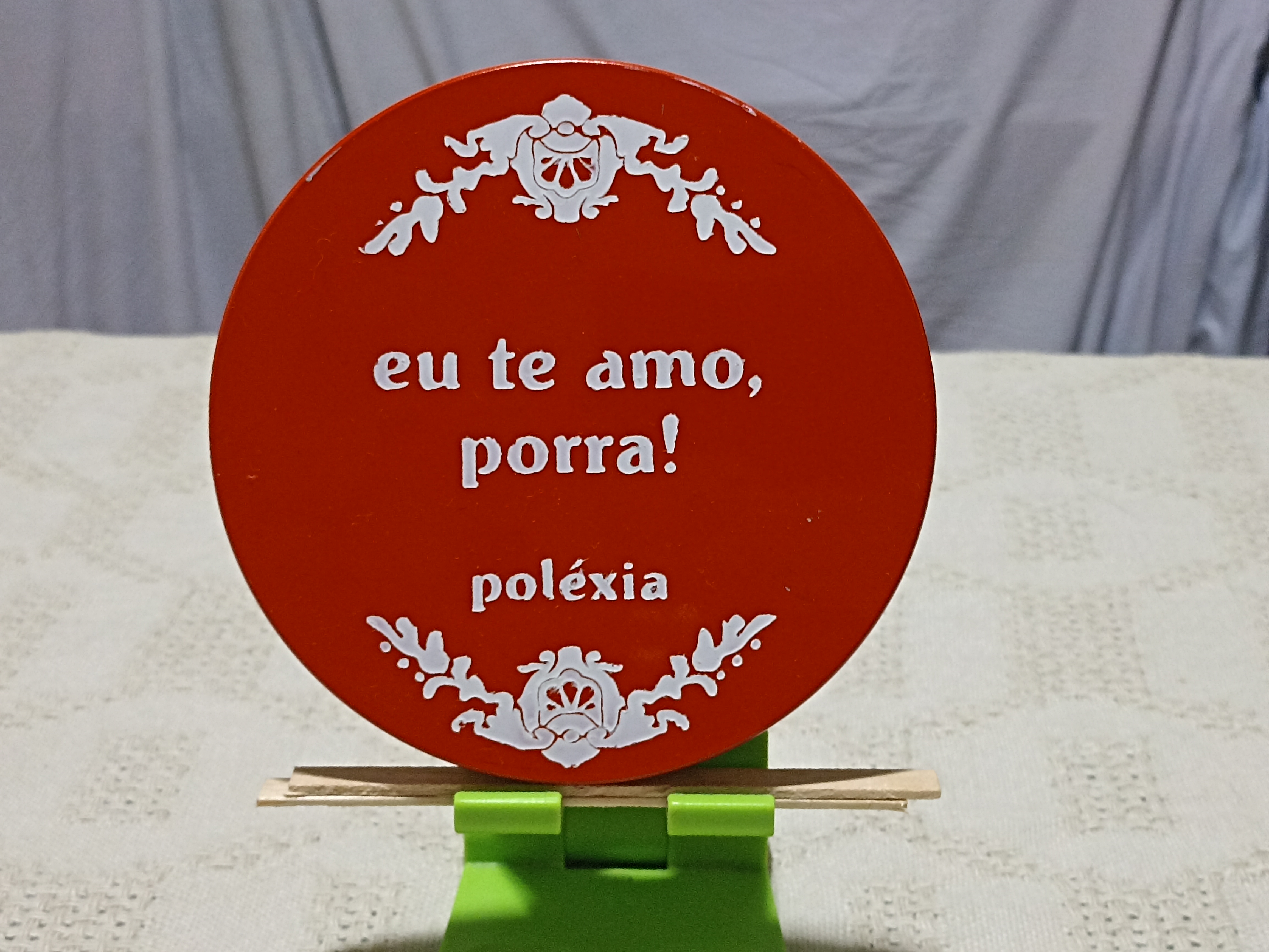 eu te amo, porra!